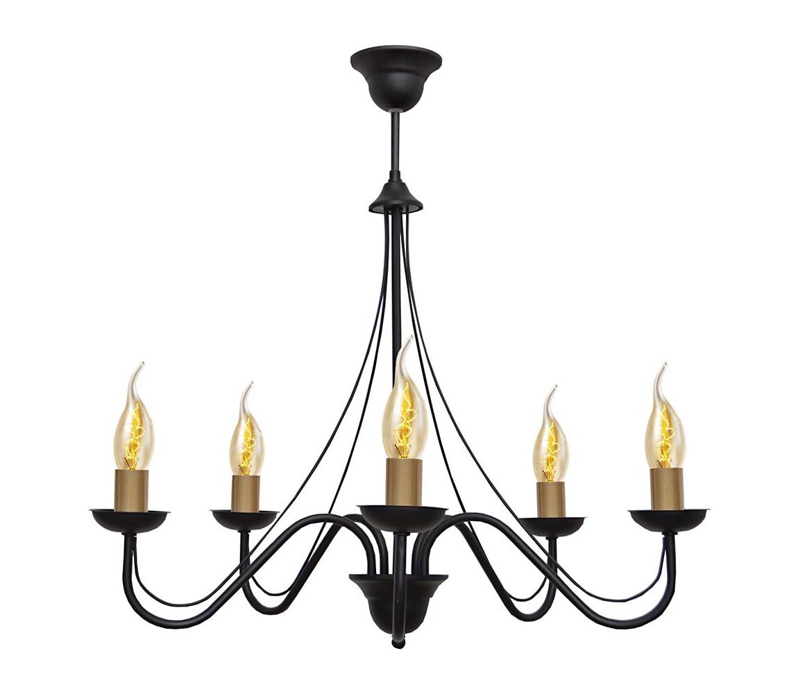 Helam Lustr na lanku MALBO III 5xE14/60W/230V HE0633