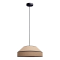 Lustr na lanku MANISO 1xE27/60W/230V pr. 45 cm béžová