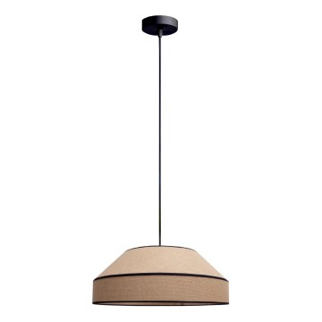 Lustr na lanku MANISO 1xE27/60W/230V pr. 45 cm béžová