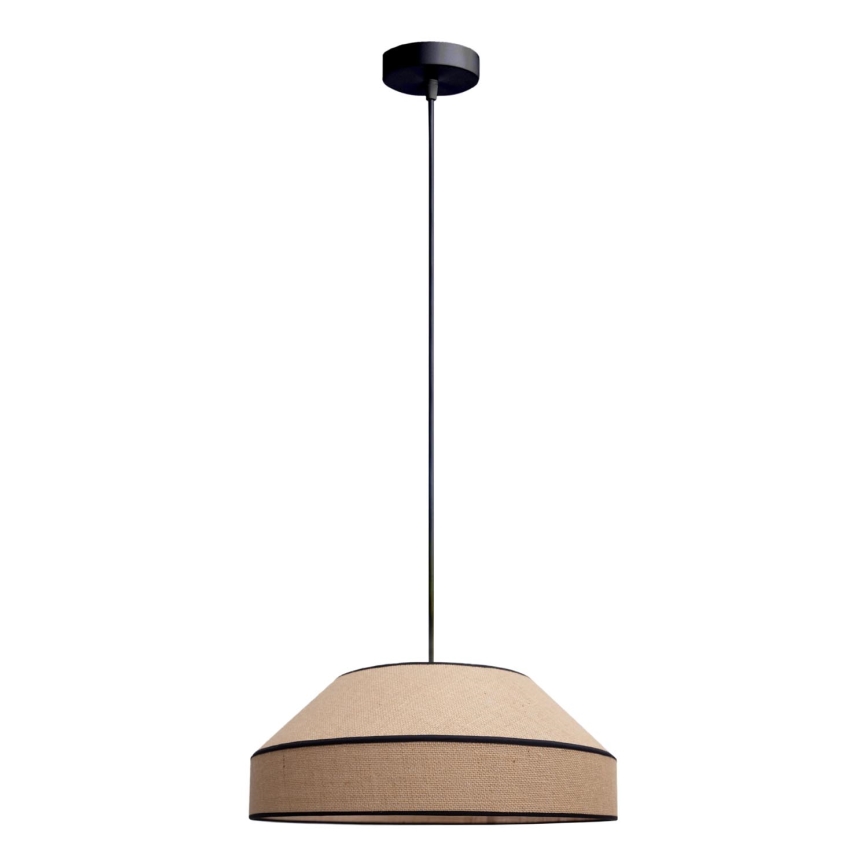 Lustr na lanku MANISO 1xE27/60W/230V pr. 45 cm béžová