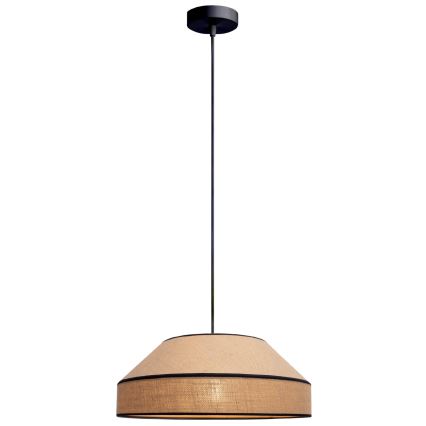 Lustr na lanku MANISO 1xE27/60W/230V pr. 45 cm béžová