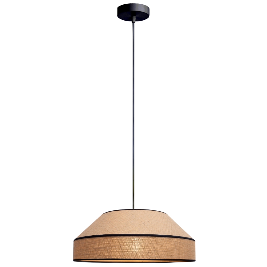 Lustr na lanku MANISO 1xE27/60W/230V pr. 45 cm béžová