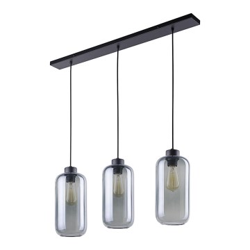 Lustr na lanku MARCO 3xE27/60W/230V černá