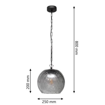 Lustr na lanku MARILLA 1xE27/15W/230V