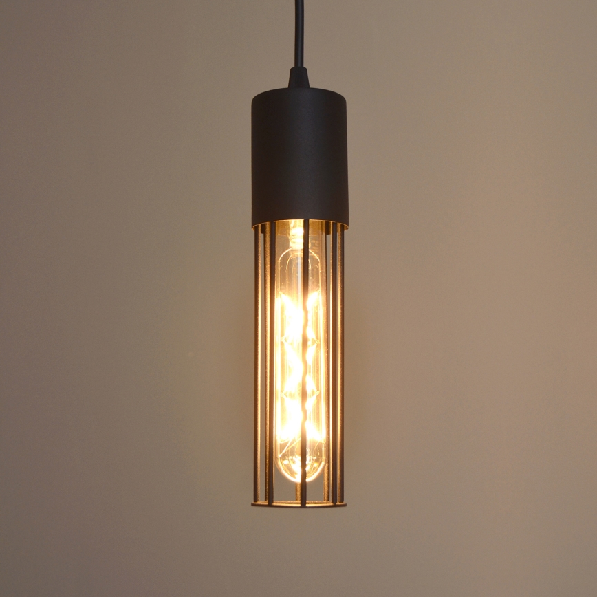 Lustr na lanku MELODY 1xE27/15W/230V černá