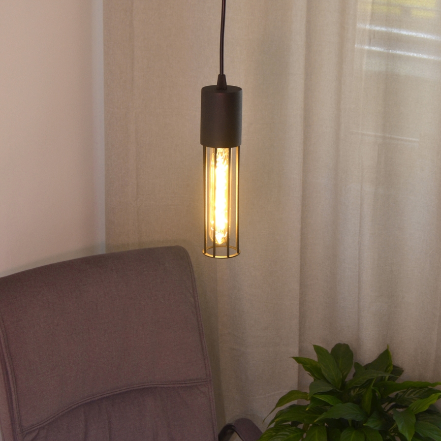 Lustr na lanku MELODY 1xE27/15W/230V černá