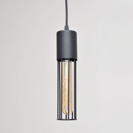 Lustr na lanku MELODY 2xE27/15W/230V černá
