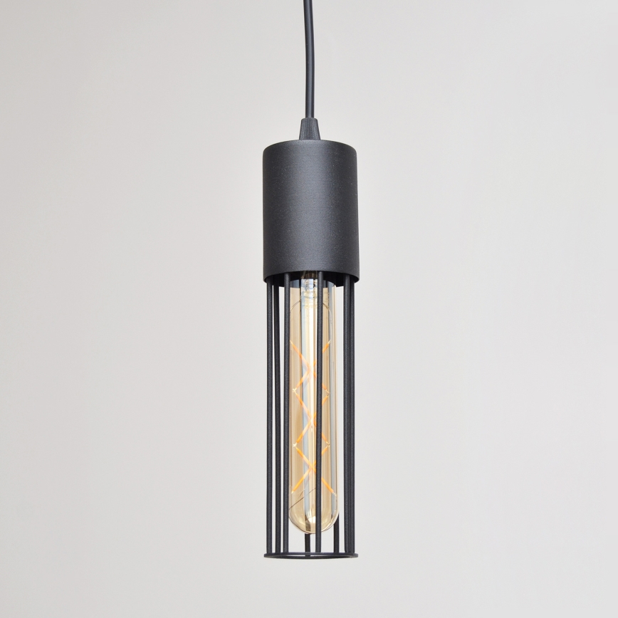 Lustr na lanku MELODY 2xE27/15W/230V černá