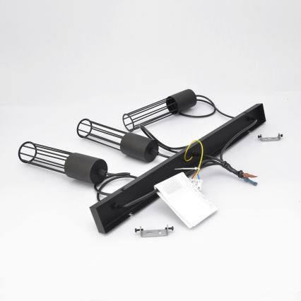 Lustr na lanku MELODY 3xE27/15W/230V černá
