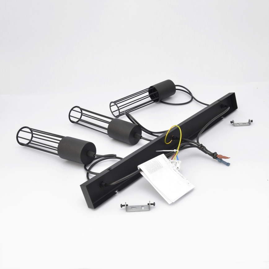 Lustr na lanku MELODY 3xE27/15W/230V černá