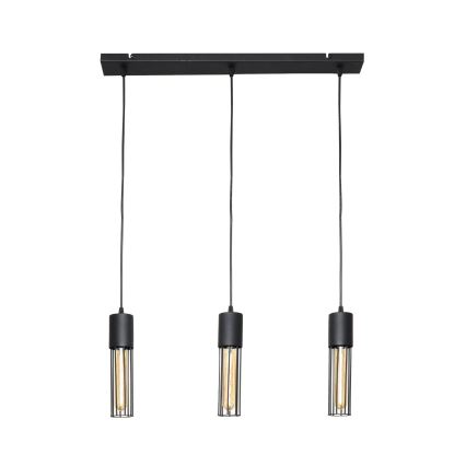 Lustr na lanku MELODY 3xE27/15W/230V černá