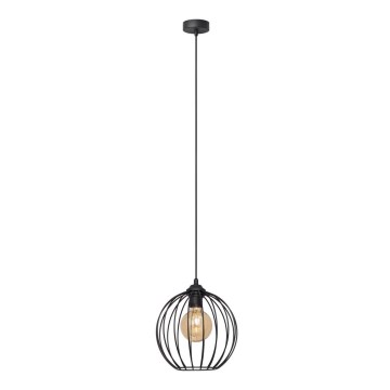 Lustr na lanku MERCURE 1xE27/15W/230V pr. 24 cm černá