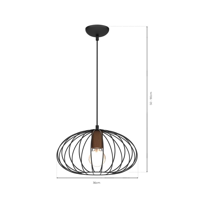 Lustr na lanku MERIDIANO 1xE27/60W/230V