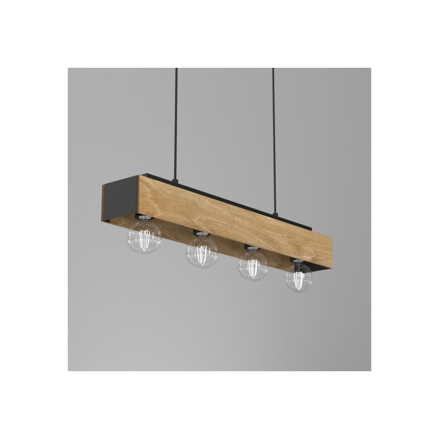 Lustr na lanku MILUZA 4xE27/15W/230V