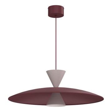 Lustr na lanku MISTIC 1xGX53/15W/230V burgundy