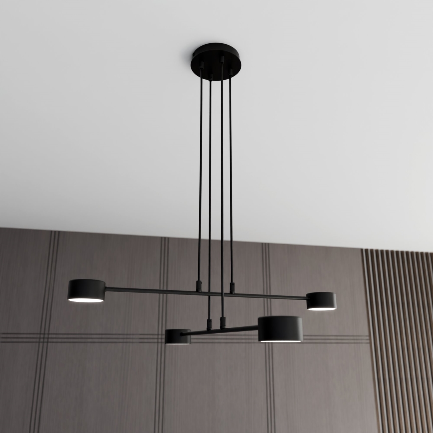 Lustr na lanku MODUS 4xGX53/10W/230V černá
