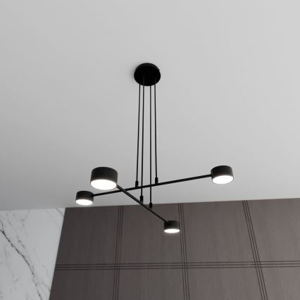 Lustr na lanku MODUS 4xGX53/10W/230V černá