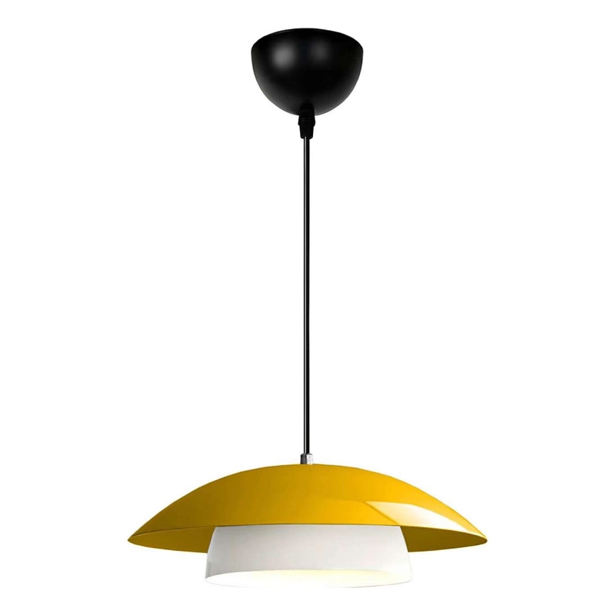 Lustr na lanku MOONLIGH 1xE27/40W/230V žlutá