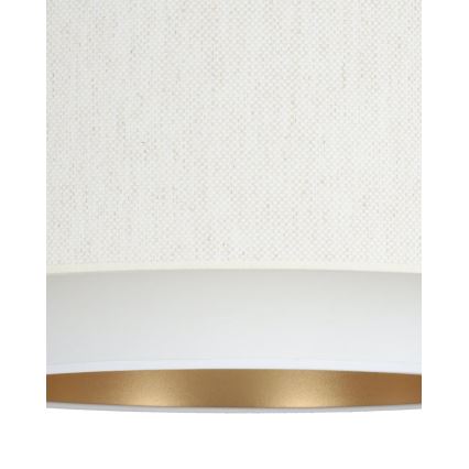 Lustr na lanku NATIA 1xE27/60W/230V pr. 45 cm bílá