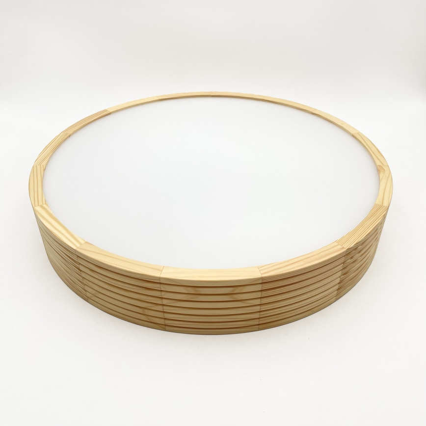 Lustr na lanku NATURAL MODERN 3xE27/15W/230V pr. 47,5 cm borovice