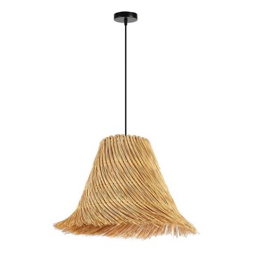 Lustr na lanku NATURALEZA 1xE27/40W/230V pr. 45 cm ratan