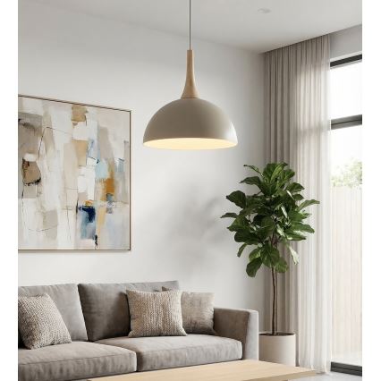 Lustr na lanku NAUTICA 1xGX53/12W/230V béžová