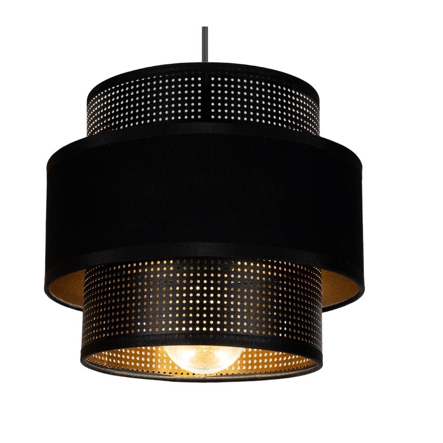 Lustr na lanku NESS 1xE27/60W/230V černá