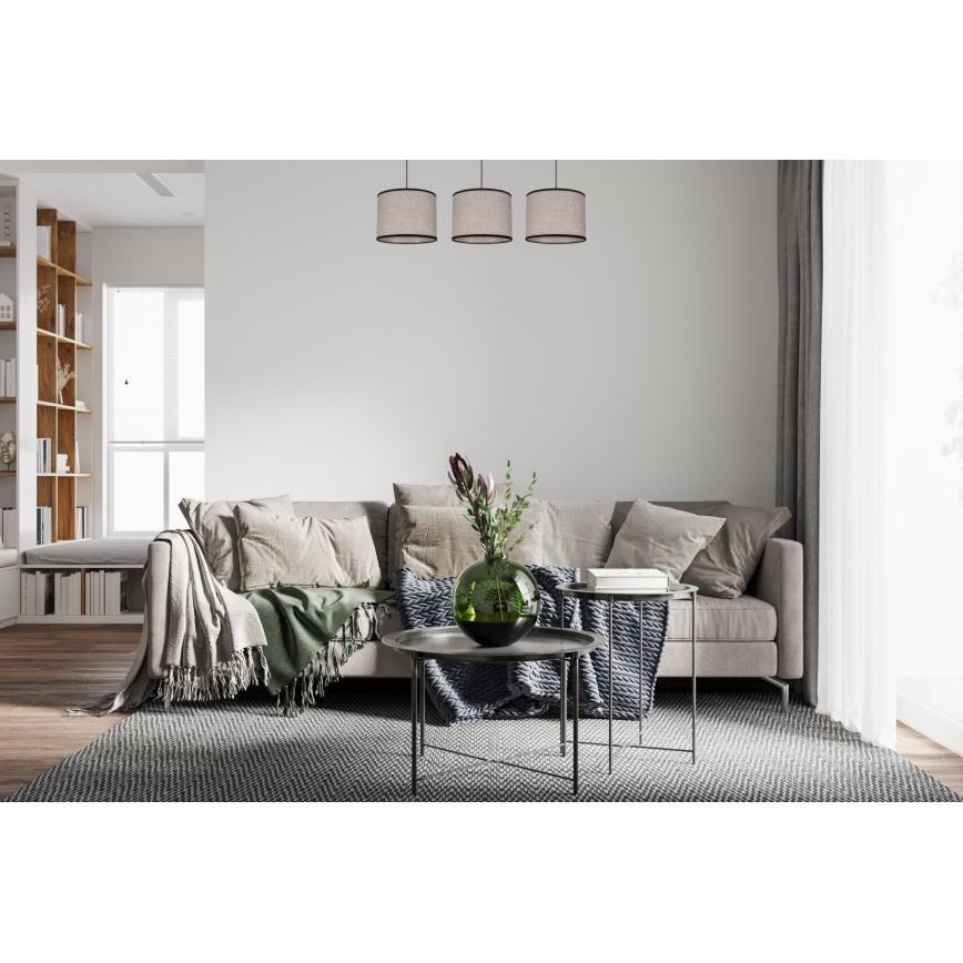 Lustr na lanku NEXO 3xE27/60W/230V