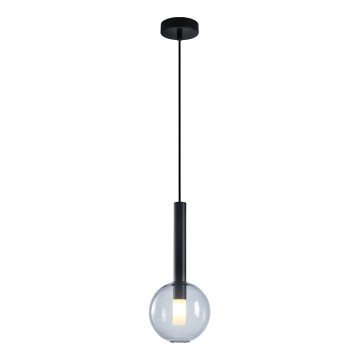 Lustr na lanku NIKO 1xG9/9W/230V pr. 15 cm černá