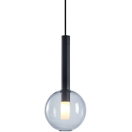 Lustr na lanku NIKO 1xG9/9W/230V pr. 15 cm černá