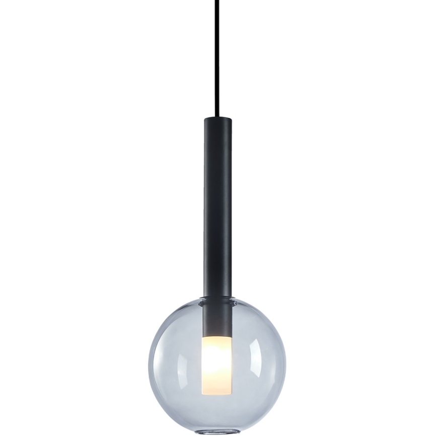 Lustr na lanku NIKO 1xG9/9W/230V pr. 15 cm černá