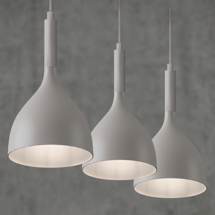 Lustr na lanku NOAK 3xE27/15W/230V krémová