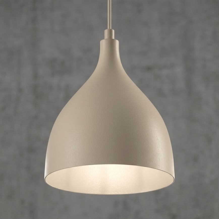 Lustr na lanku NOAK CLASSIC 1xE27/15W/230V béžová