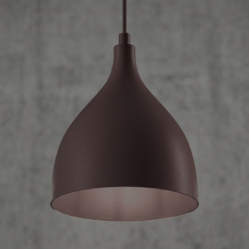 Lustr na lanku NOAK CLASSIC 1xE27/15W/230V hnědá