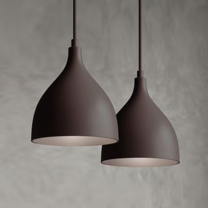 Lustr na lanku NOAK CLASSIC 2xE27/15W/230V hnědá
