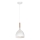 Lustr na lanku NOAK WOOD 1xE27/15W/230V bílá/buk