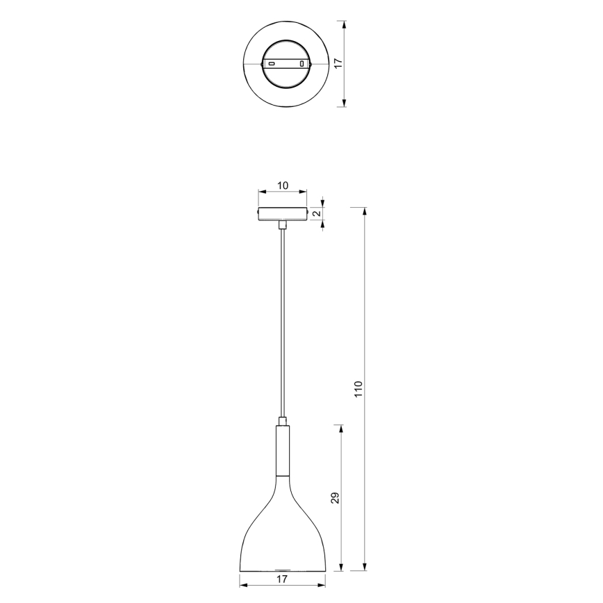 Lustr na lanku NOAK WOOD 1xE27/15W/230V bílá/buk