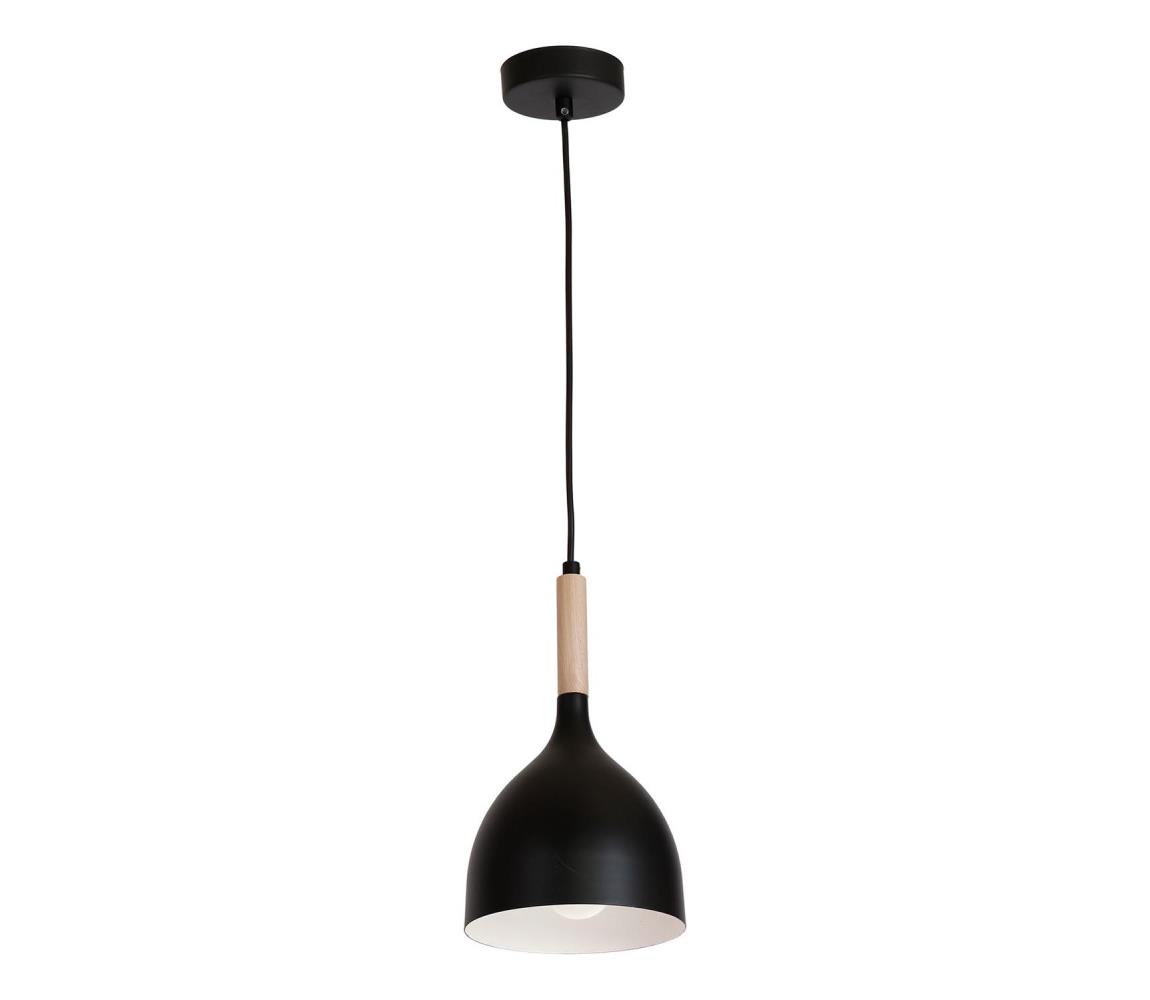 Luminex Lustr na lanku NOAK WOOD 1xE27/60W/230V LU1191