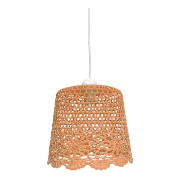 Lustr na lanku NONNA 1xE27/60W/230V oranžová