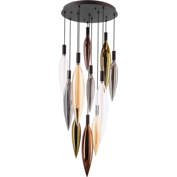 Lustr na lanku NORDIC 11xG9/5W/230V černá