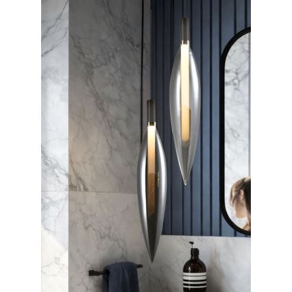 Lustr na lanku NORDIC 1xG9/5W/230V černý chrom