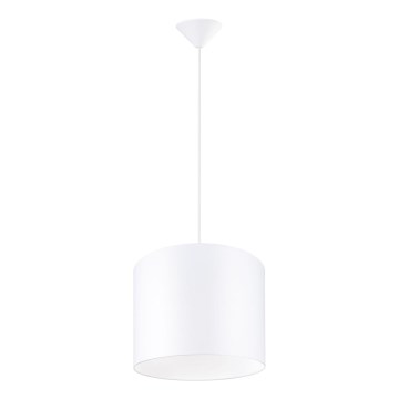 Lustr na lanku NOVA 1xE27/15W/230V pr. 30 cm bílá
