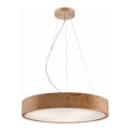 Lustr na lanku OAK 3xE27/60W/230V dub pr. 47,5 cm