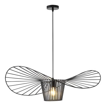 Lustr na lanku OGGI 1xE27/40W/230V černá