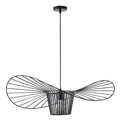 Lustr na lanku OGGI 1xE27/40W/230V černá