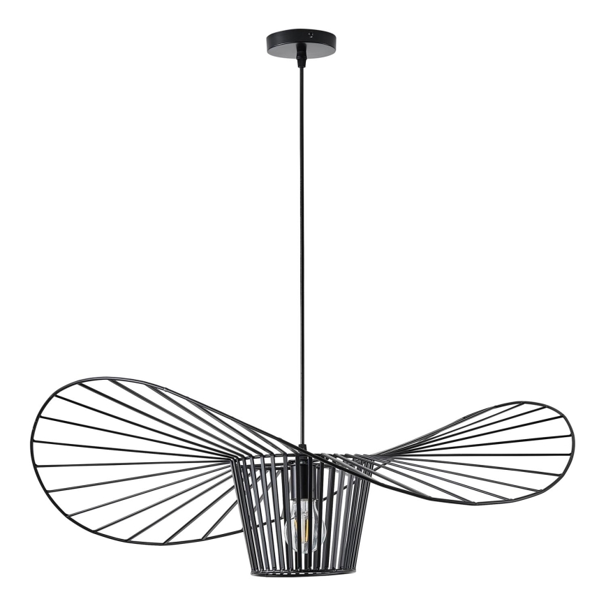 Lustr na lanku OGGI 1xE27/40W/230V černá