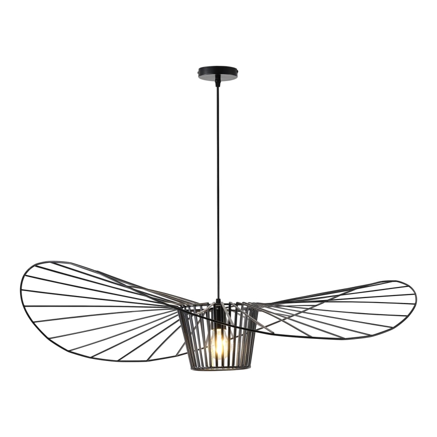 Lustr na lanku OGGI 1xE27/40W/230V černá