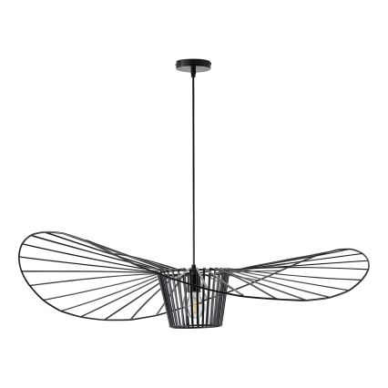 Lustr na lanku OGGI 1xE27/40W/230V černá