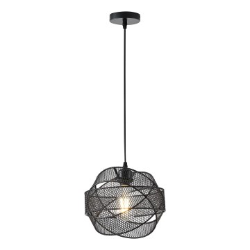 Lustr na lanku OGGI 1xE27/40W/230V černá