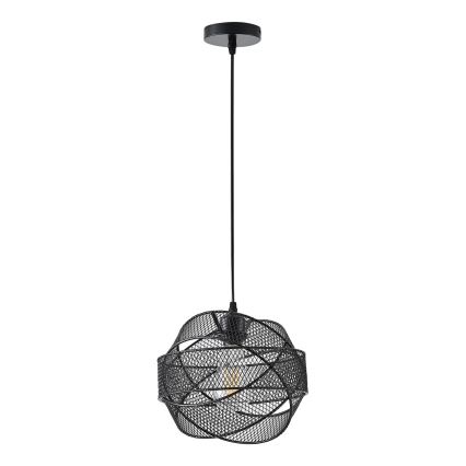 Lustr na lanku OGGI 1xE27/40W/230V černá